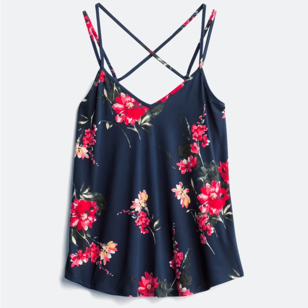 Papermoon (StitchFix) Floral Strappy Top - Medium